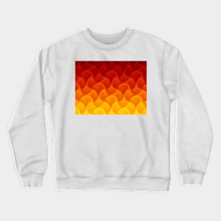 Abstract Flame Fractal Crewneck Sweatshirt